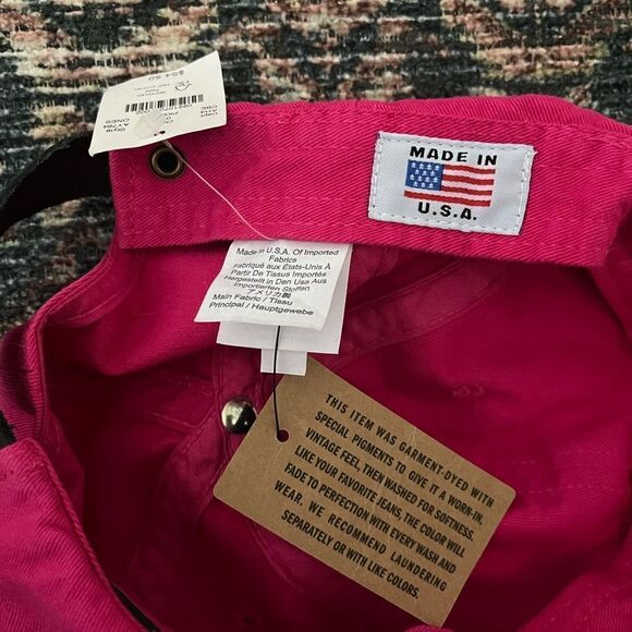 J.Crew NWT Made-in-the-USA garment-dyed twill baseball cap - Picture 10 of 10